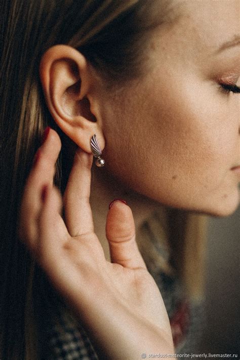 Серьги из метеорита Космические крылья в интернет-магазине на Ярмарке ...