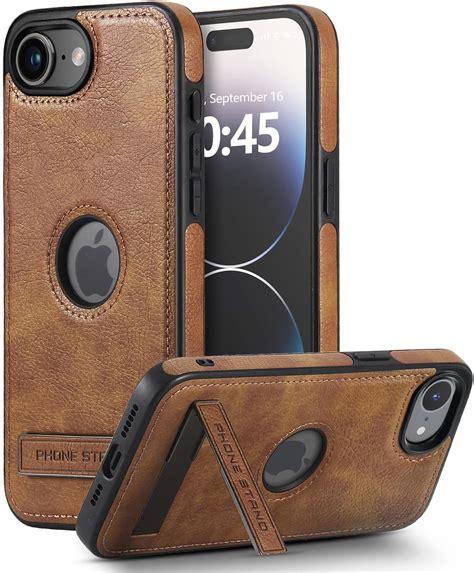 BinBoom Leather Case for iPhone 16e Case, Thin Flexible Soft Grip ...