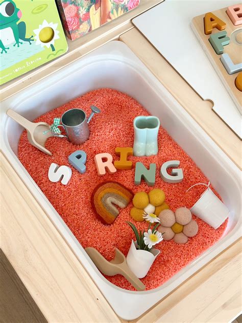 Spring Sensory Bin Ideas - Styl'd Grace