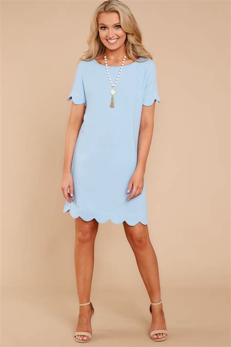 light blue summer dress with sleeves - Kassandra Luttrell