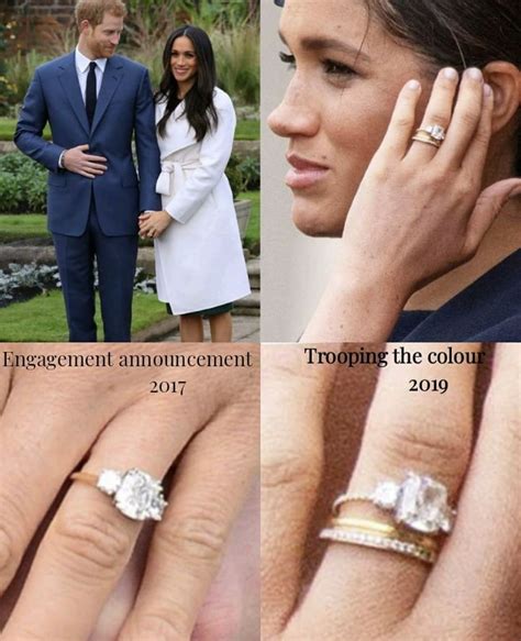 Meghan changed her engagement ring! | Meghan markle engagement ring ...