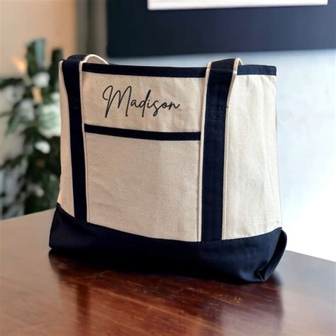 Personalized Tote Bag, Custom Name Tote Bag, Bridesmaid Tote Bags ...