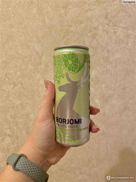 Вода Боржоми Напиток газированный Borjomi лайм и кориандр без сахара ...