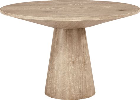 Kendall Natural Light Wood 48" Dining Table | Rooms to Go