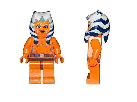 Star Wars Ahsoka Tano, Nude Minifigures, Custom Design on LGO Parts ...