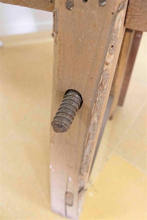 Spanish Solid Wood Carpenter's Workbench For Sale at 1stDibs ...