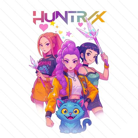 Kpop Huntrix PNG, Demon Hunters PNG, Saja Girls PNG, Derpy Tiger ...