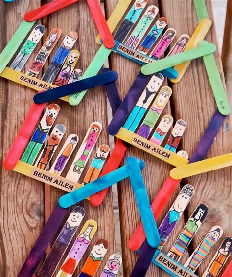 The Domestic Curator - Using popsicle sticks, paint, and markers, let ...
