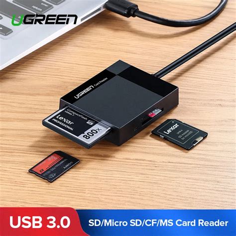 Купить ugreen кардридер с USB 3, 0 все в одном SD/микро SD/ТС/МВ/МС ...