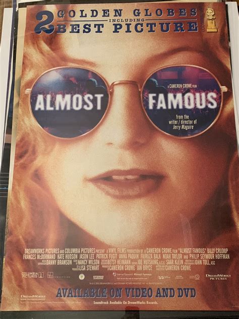 Kate Hudson Almost Famous Poster