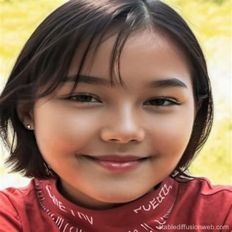 Friendly Person in White T-Shirt | Stable Diffusion Online