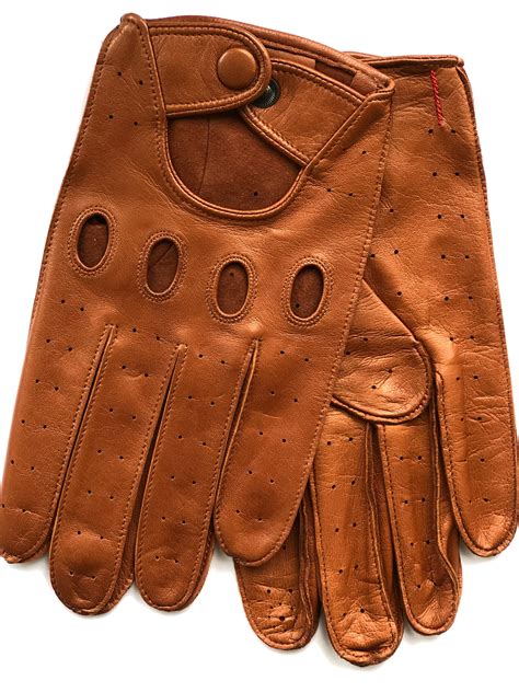 Men's Driving Gloves Suede Brown Leather Gloves Stylish - Etsy