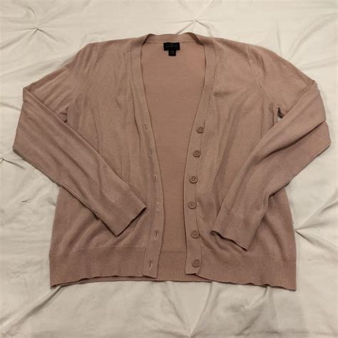 Cute baby pink cardigan worn about 2 times size xs... - Depop