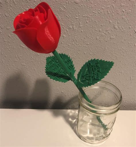 3D Printed Rose : r/3Dprinting