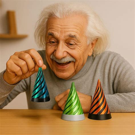 Spiral Cone Fidget Toy (3pcs) | Science Gifts
