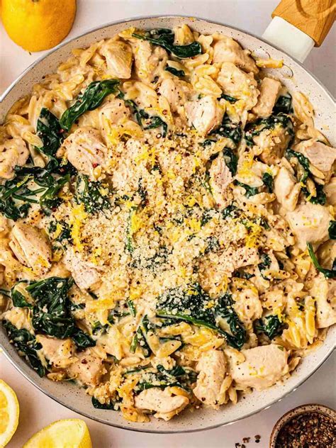 Creamy Lemon Chicken Orzo