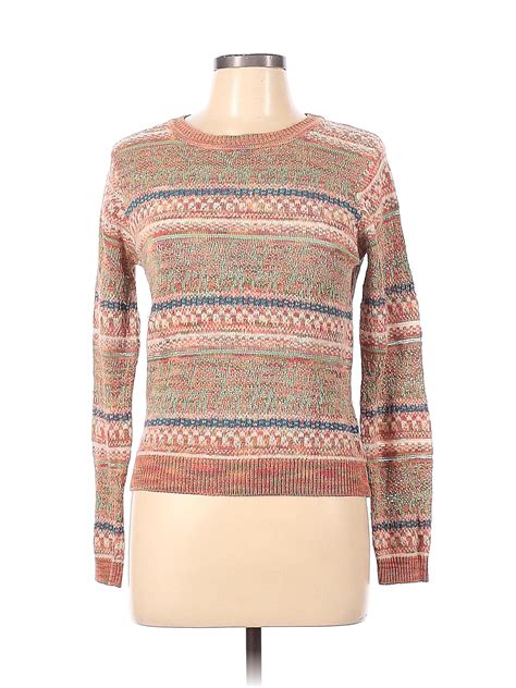Sparrow Color Block Brown Pullover Sweater Size L - 73% off | thredUP