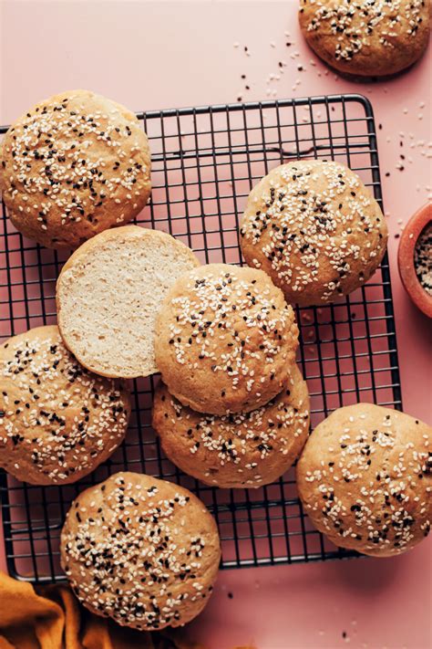 Gluten-Free Hamburger Buns (Vegan) - Minimalist Baker Recipes