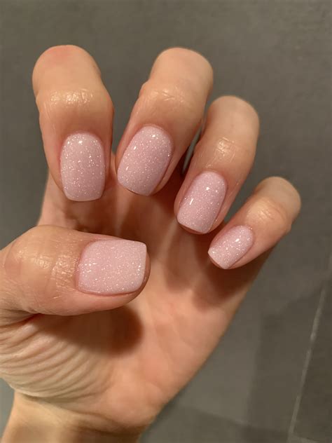 Pale pink glitter dip powder | Neutral nails, Dipped nails, Bridal nails