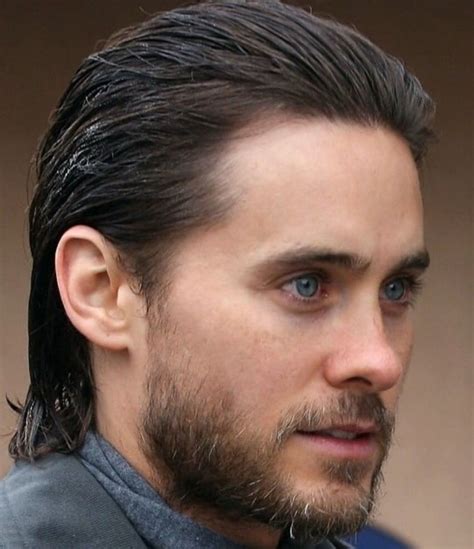 Pin by Anja Van on 30 Seconds to Mars. | Mens slicked back hairstyles ...