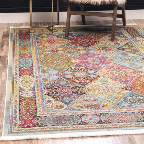 Unique Loom Baracoa Collection Area Rug - Marta (4' 3" x 6' 1 ...