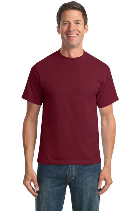 Port & Company Mens 50/50 Cotton/Poly T-Shirts, 3XLT, Cardinal ...