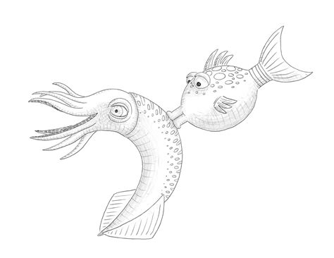 The Pout-Pout Fish "Color It Yourself" images