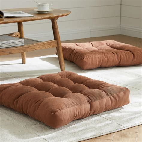 Amazon.com: Jerify 8 Pcs Round Floor Pillows Cushions 22 x 22 Inch ...