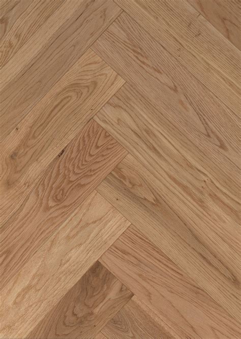 White Oak Herringbone UV Lacquered 18mm - Solid Flooring