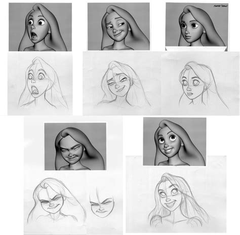 ArtStation - Walt Disney Animation Studios Character Studies, jeff ...