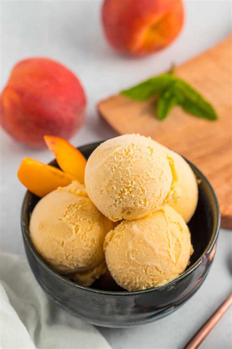 Aroma Peach Ice Cream Recipe | Bryont Blog