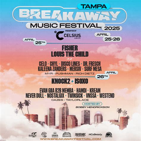 Breakaway Music Festival returns to Tampa with a star-studded lineup ...