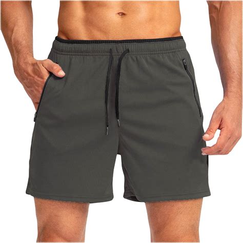 Fmbrln Mens Athletic Training Shorts Quick Dry Mesh Gym Workout Shorts ...