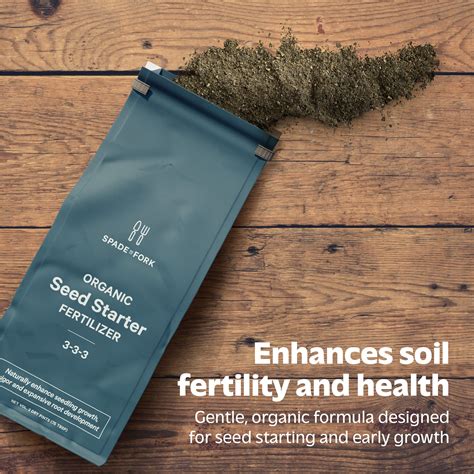 Organic Seed Starter Fertilizer - Spade To Fork