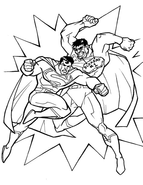 Superman Coloring Pages