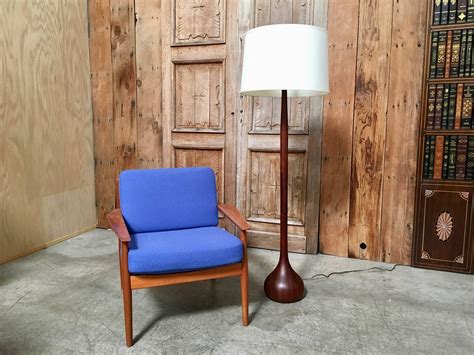 1960s Solid Teak Onion Floor Lamp For Sale at 1stDibs | floor lamp wood ...