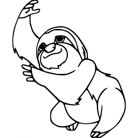 Sloth Sid Coloring Pages with Manny - XColorings.com