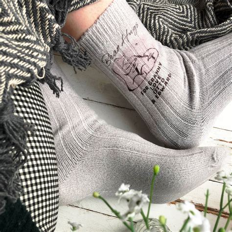 Personalised Bear Hug Snug Socks By Solesmith