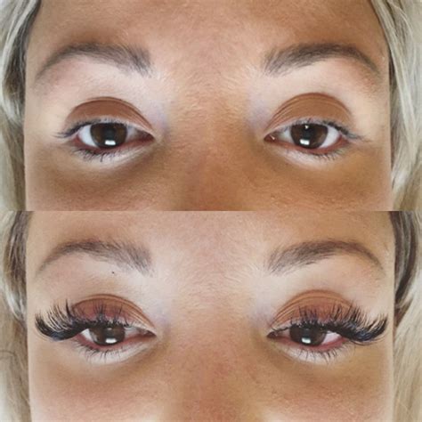 Volume Eyelash Extensions before & after | Eyelash extensions before ...