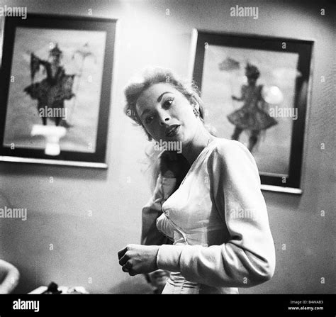 Actress Janet Leigh at a costume fitting for the film The Vikings 1957 ...