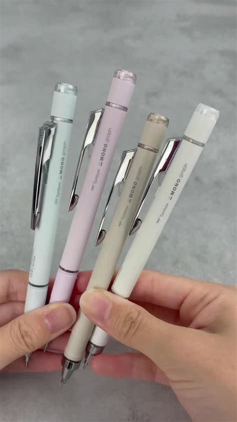 Japanese Mechanical Pencil with Pastel Color Kuru Toga KS
