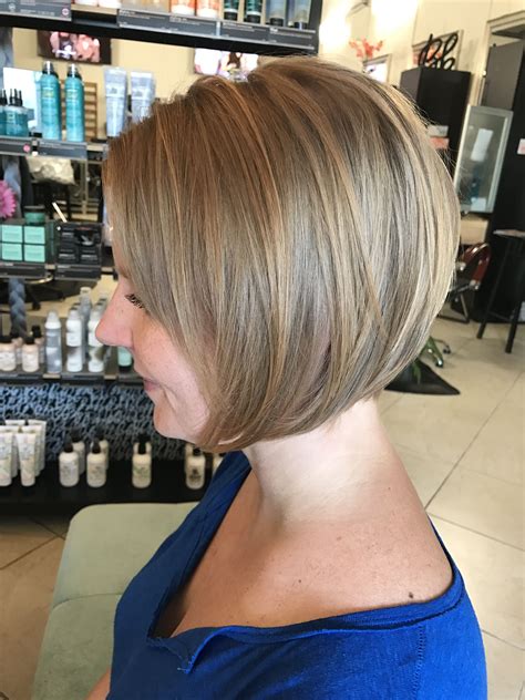 Short Stacked Bob Hairstyles
