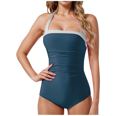 UTSJKR Women Sexy Tummy Control One Piece Swimsuit Push Up Slimming ...