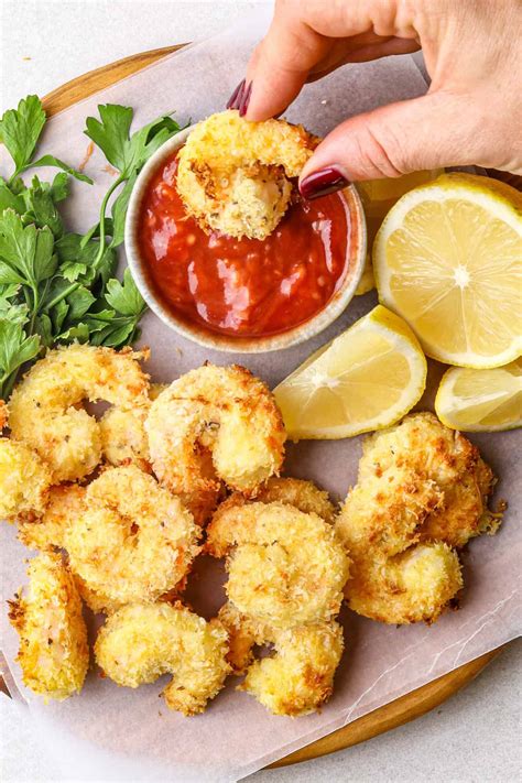 Air Fryer Breaded Shrimp - Food Faith Fitness