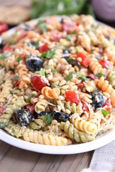Italian Tri Color Pasta Salad
