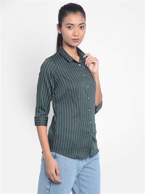 Green Striped Shirts – Crimsoune Club