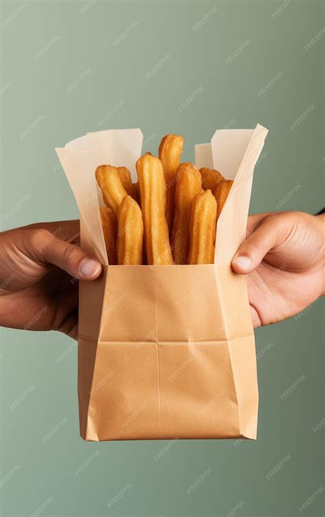Premium AI Image | Churros traditional Spain or Mexican street fast food baked snack made from ...
