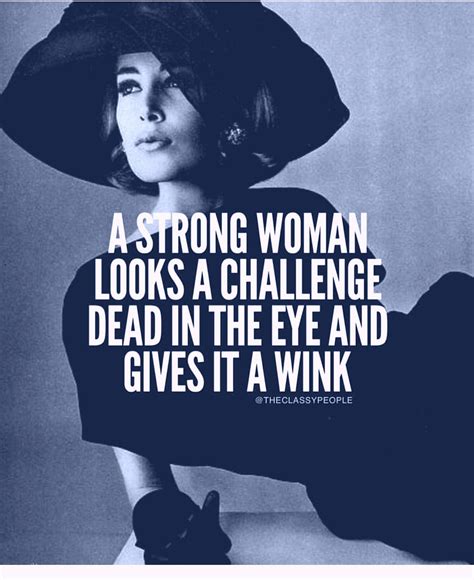 A strong woman looks a challenge in the eye and gives it a wink | Woman ...
