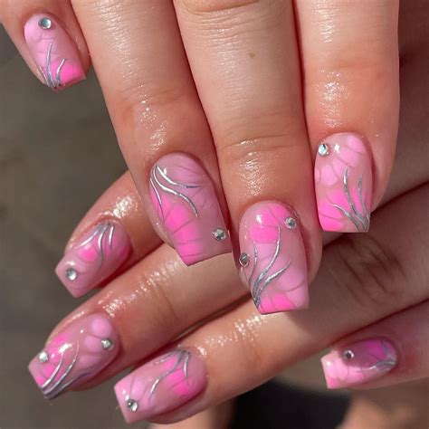 Pink Nail Art Cute at Lewis Durkin blog