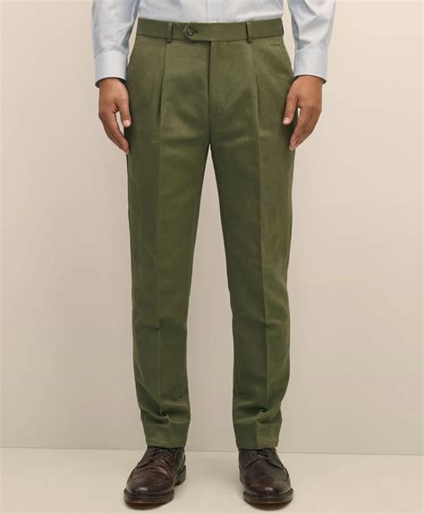 Pleated Trousers Men's